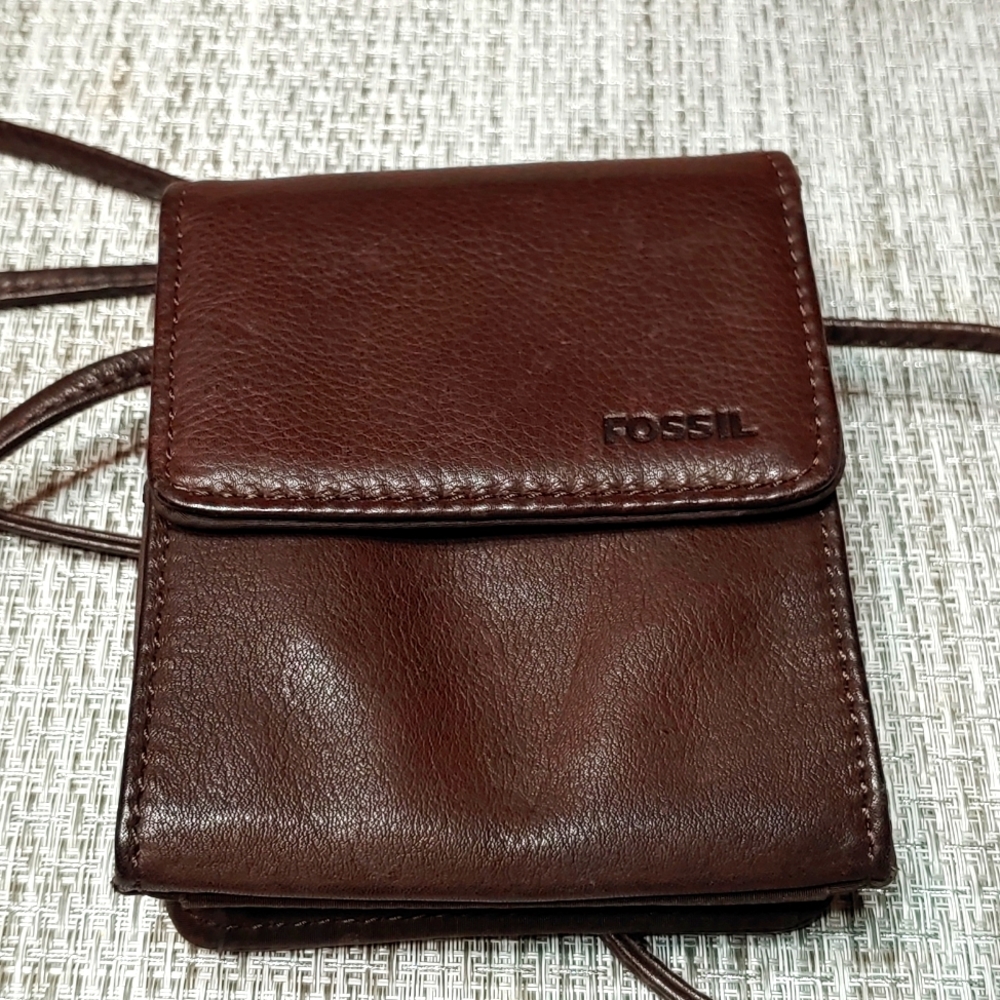 Vintage Leather Fossil Crossbody
